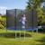 Trampoline ø 2,44 m avec filet de sécurité et échelle pour enfants Bleu 1 - vertbaudet enfant 