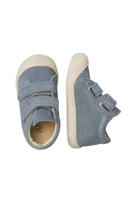 Chaussures en suède cocoon vl Blanc-bleu-+Rose-+Vert- 4 - vertbaudet enfant 
