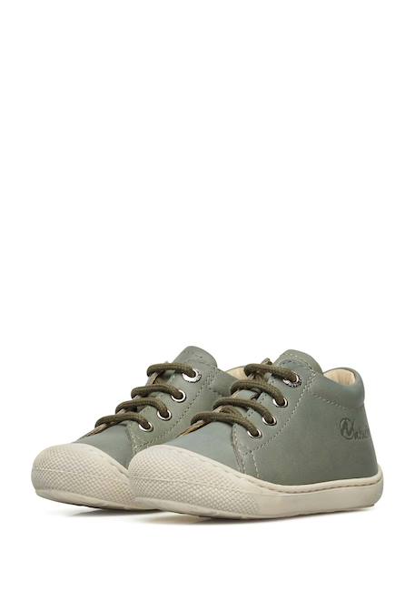 Chaussures en cuir cocoon Bleu-+Cognac-+Gris tourterelle-+Marine-+Vert foncé- 25 - vertbaudet enfant 