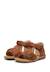 Sandales en cuir à scratch quarzo Marine-+Marron- 10 - vertbaudet enfant 