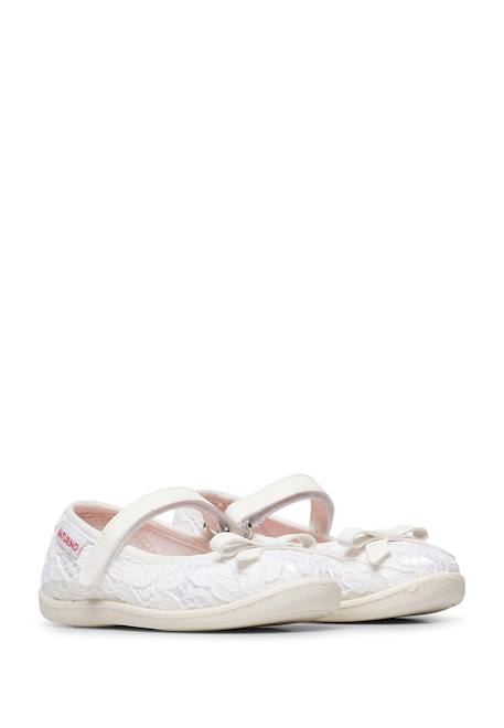 Ballerines en tissu claries 2 Blanc- 2 - vertbaudet enfant 