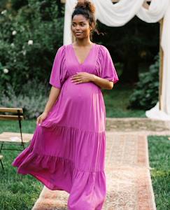 Vêtements de grossesse-Robe de grossesse et d'allaitement claudette