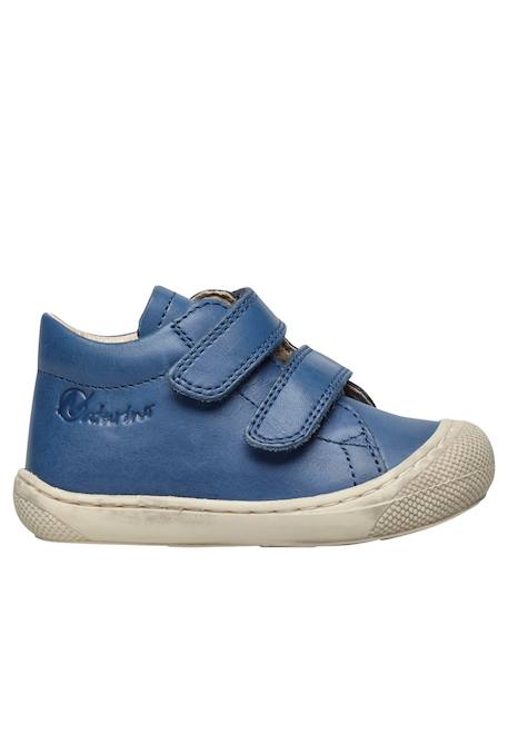 Chaussures en cuir cocoon vl Blanc-+Bleu foncé-+Bleu-bleu ciel-+Gris-+Gris tourterelle-+Gris-bleu-+Jaune-+Marron-+Vert foncé- 11 - vertbaudet enfant 