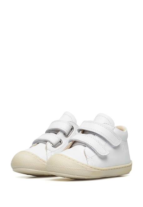 Chaussures premiers pas en cuir cocoon vl Blanc-+Bleu foncé-+Bleu-bleu ciel-+Gris-+Gris tourterelle-+Gris-bleu-+Jaune- 5 - vertbaudet enfant 