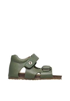 Chaussures-Sandales en cuir avec boucle et scratch bea