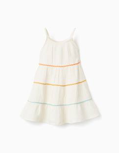 Bébé-Robe, jupe-Robe sans manches en coton avec volants