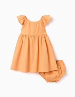 Bébé-Robe, jupe-Robe en coton avec volants et doublure