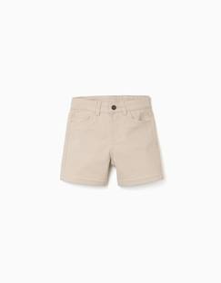 -Short midi en sergé avec cinq poches