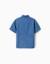 Chemise à manches courtes en jean avec poche Bleu 2 - vertbaudet enfant 