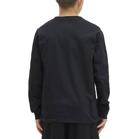 T-shirt manches longues garçon makoto Marine+Noir 5 - vertbaudet enfant 
