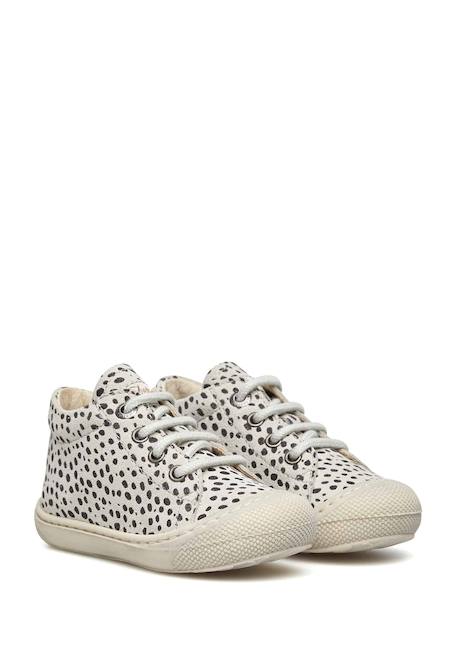 Chaussures en suède imprimé poney cocoon Gris clair-+Noir-beige- 2 - vertbaudet enfant 