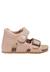 Sandales en cuir avec boucle et scratch bea Beige-+Bleu-+Gris-+Jaune-+Marine-+Marron-+Orange-+Rose-+Rouge- 36 - vertbaudet enfant 
