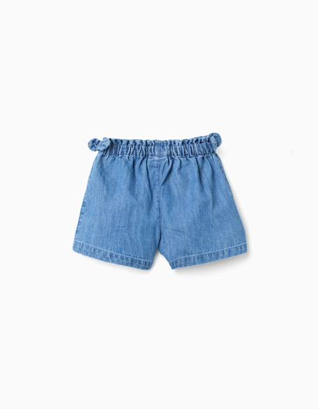Short en jean avec poches avant Bleu 2 - vertbaudet enfant 