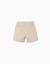 Short midi en sergé avec cinq poches Beige clair+Bleu foncé 2 - vertbaudet enfant 