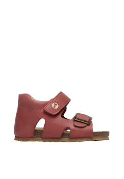 Chaussures-Sandales en cuir avec boucle et scratch bea