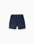 Short chino midi en popeline Beige clair+Bleu foncé 5 - vertbaudet enfant 