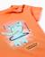 T-shirt en coton avec imprimé éléphant Orange sombre 3 - vertbaudet enfant 