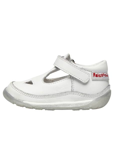 Sandales à œillets san diego new Blanc-+Marine- 3 - vertbaudet enfant 