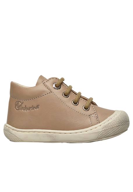 Chaussures en cuir cocoon Bleu-+Cognac-+Gris tourterelle-+Marine-+Vert foncé- 11 - vertbaudet enfant 