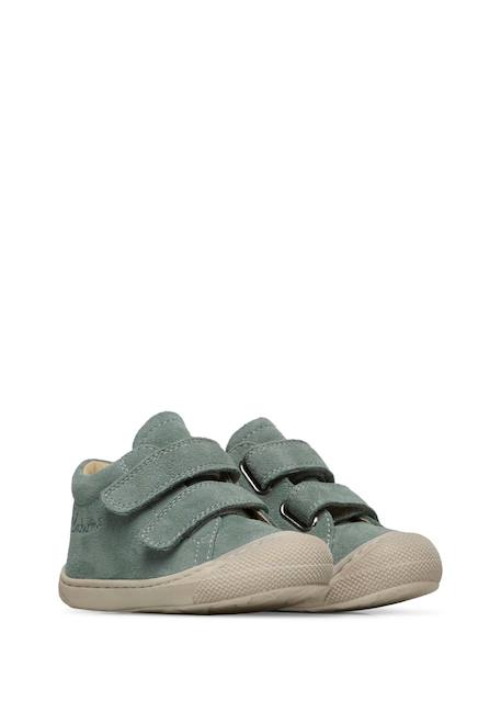 Chaussures en suède cocoon vl Gris-bleu-orange+Sage-orange 7 - vertbaudet enfant 