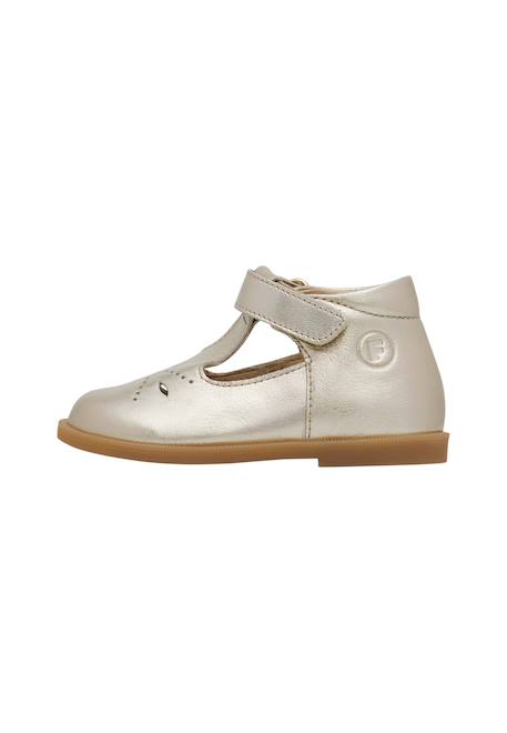 Ballerines en cuir vernis maluku Platine- 3 - vertbaudet enfant 