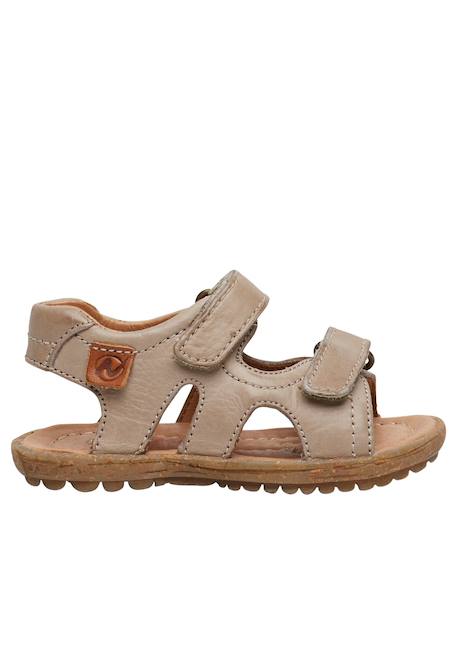 Sandales en cuir sky Beige-+Bleu clair-+Cognac-+Marine-+Orange-+Vert clair- 1 - vertbaudet enfant 