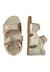 Sandales en cuir lamé avec boucle et scratch bea Argent-+Platine- 9 - vertbaudet enfant 
