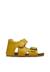Sandales en cuir avec boucle et scratch bea Bleu-+Gris-+Jaune-+Marine-+Marron-+Orange- 11 - vertbaudet enfant 