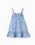 Robe en jean sans manches avec motif minnie Bleu 2 - vertbaudet enfant 