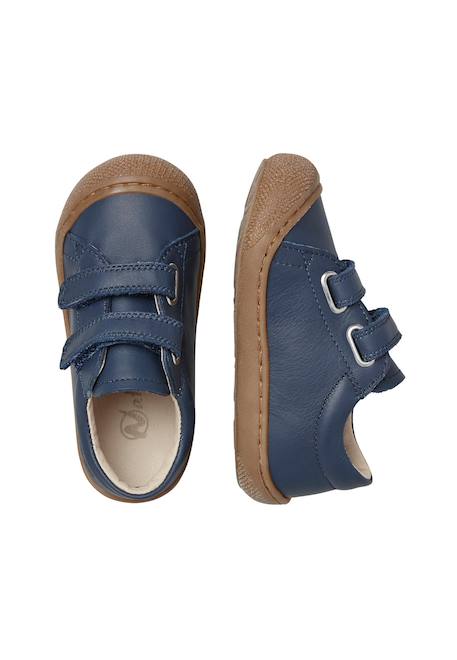 Chaussures en cuir cocoon low vl Cognac-+Marine- 9 - vertbaudet enfant 