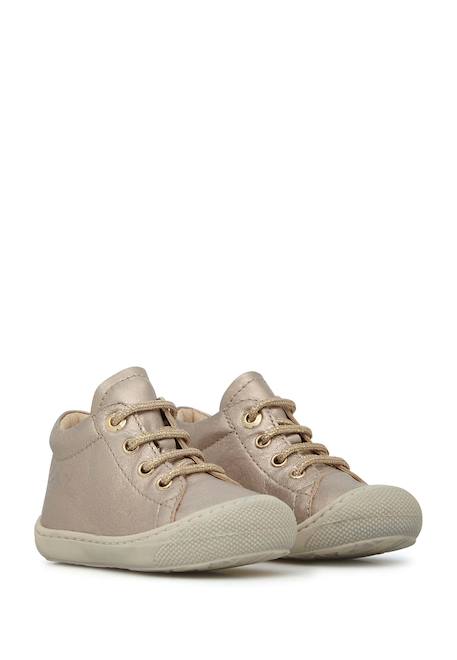 Chaussures en cuir metallisé cocoon Rose chair- 2 - vertbaudet enfant 