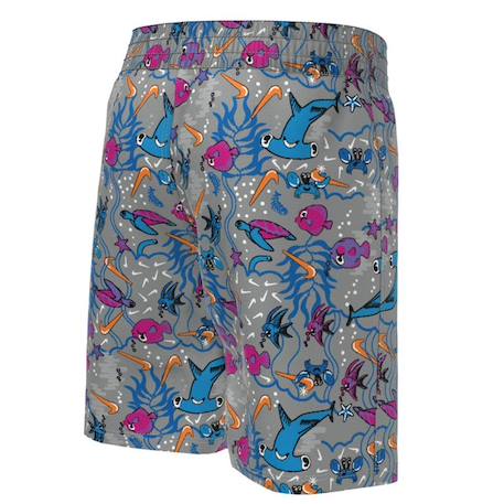 Short de bain garçon Gris+Marine+Orange 2 - vertbaudet enfant 
