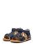 Sandales en cuir à scratch quarzo Marine-+Marron- 5 - vertbaudet enfant 