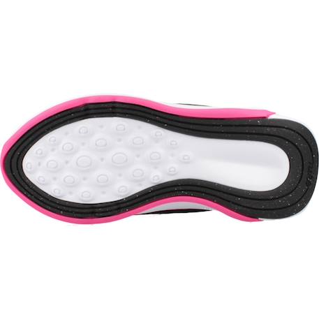Baskets enfant fille en textile Blanc+Noir+Noir blanc+Noir rose+Noir vert 24 - vertbaudet enfant 