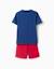Ensemble t-shirt et short en coton avec imprimé spider-man Rouge 2 - vertbaudet enfant 