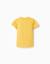 T-shirt en coton avec imprimé tigre Jaune foncé 2 - vertbaudet enfant 