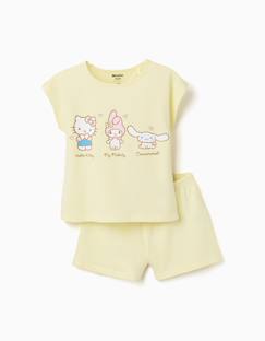 Pyjama à manches courtes en coton avec imprimé hello kitty  - vertbaudet enfant