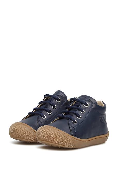 Chaussures premiers pas en cuir cocoon Bleu clair-+Bleu foncé-+Gris-+Jaune-+Sage- 10 - vertbaudet enfant 