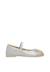 Ballerines en cuir laminé croise' tip Argent- 1 - vertbaudet enfant 