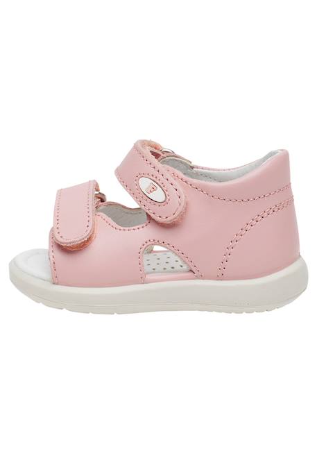 Sandales ouvertes à scratch new river Blanc-+Rose- 8 - vertbaudet enfant 