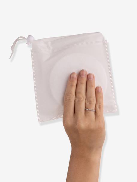 Lot de 6 coussinets d'allaitement en coton Blanc+NOIR 4 - vertbaudet enfant 