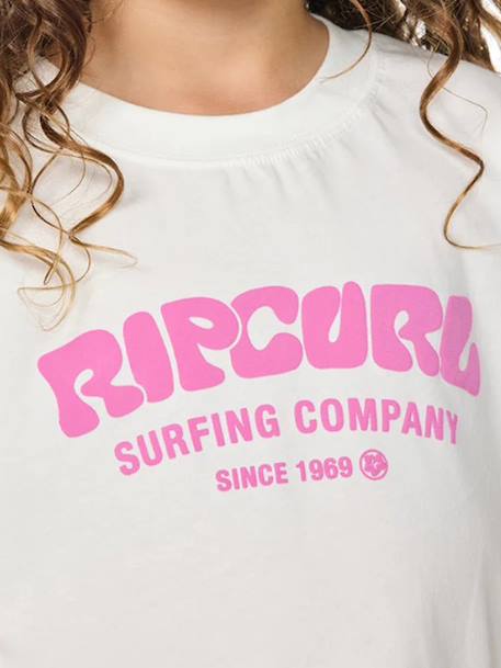 T-shirt manches courtes fille écru 3 - vertbaudet enfant 