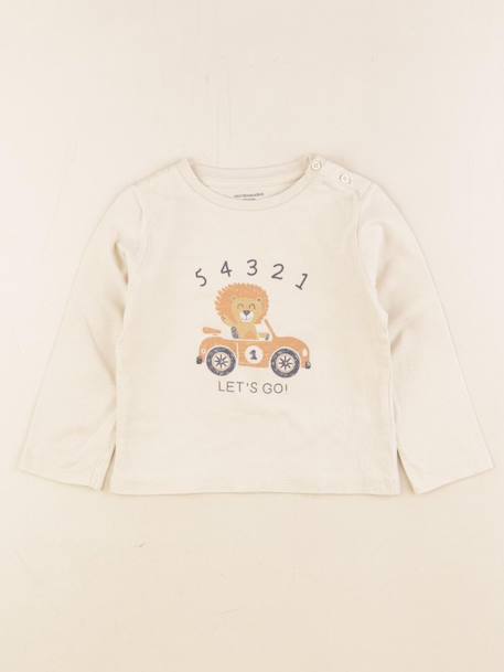 Tee-shirt - 24 mois Beige 1 - vertbaudet enfant 