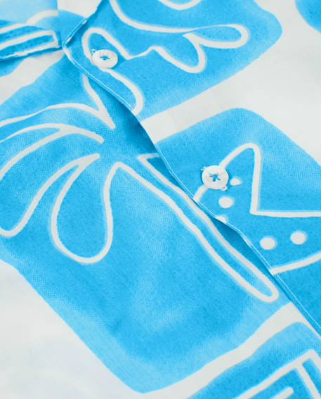 Chemise pour garçon en toile avec tissu léger Blanc 4 - vertbaudet enfant 