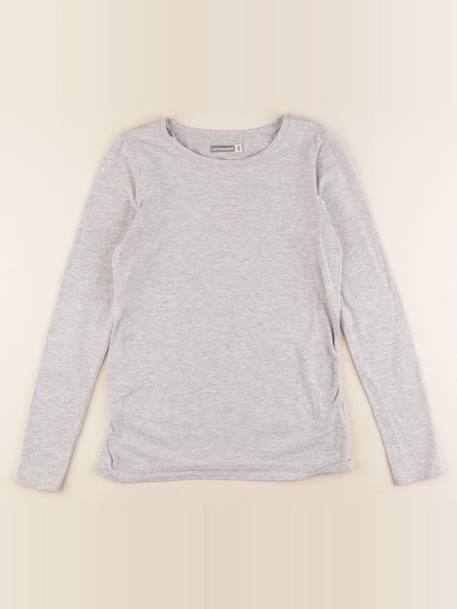Tee-shirt grossesse - 34 à 36 Gris 1 - vertbaudet enfant 