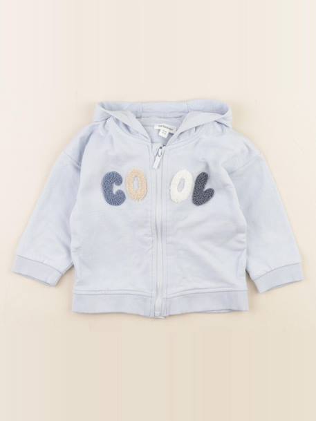 Sweat - 12 mois Bleu 1 - vertbaudet enfant 