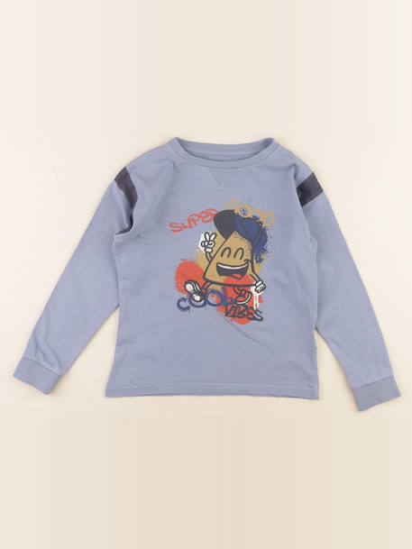Tee-shirt - 8 ans Bleu 1 - vertbaudet enfant 