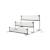 Filet de sport réglable 155x300cm - Volley-ball, badminton ou tennis Noir 1 - vertbaudet enfant 