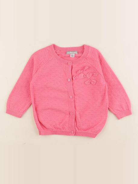Gilet - 12 mois Rose 1 - vertbaudet enfant 