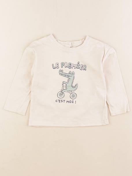 Tee-shirt - 24 mois Beige 1 - vertbaudet enfant 